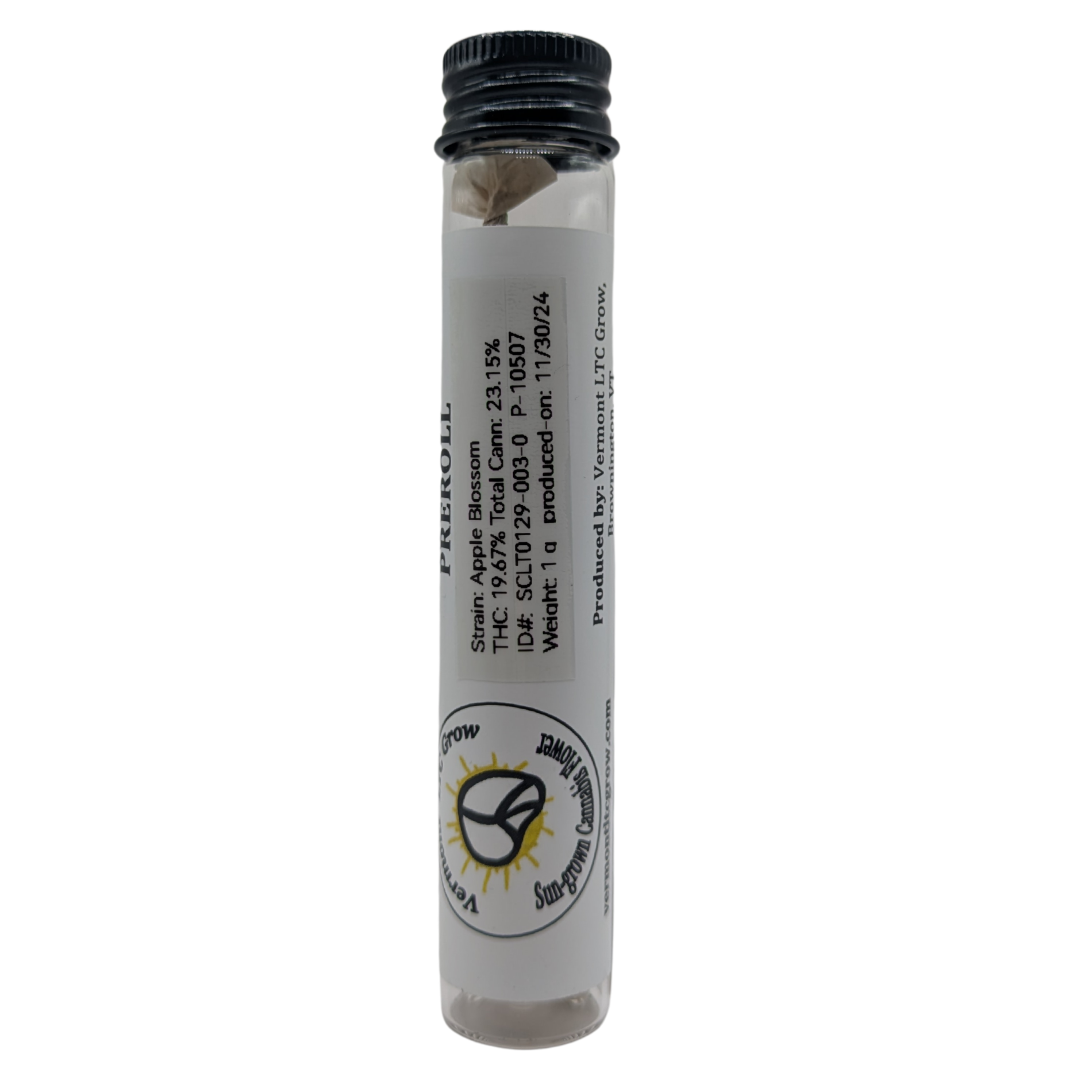 Photograph of product: Apple Blossom | 1g Pre-Roll |