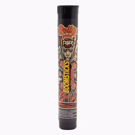 Photograph of product: Boomstick TH-ouiA Infused Preroll | Tiger Blood - Oui'd