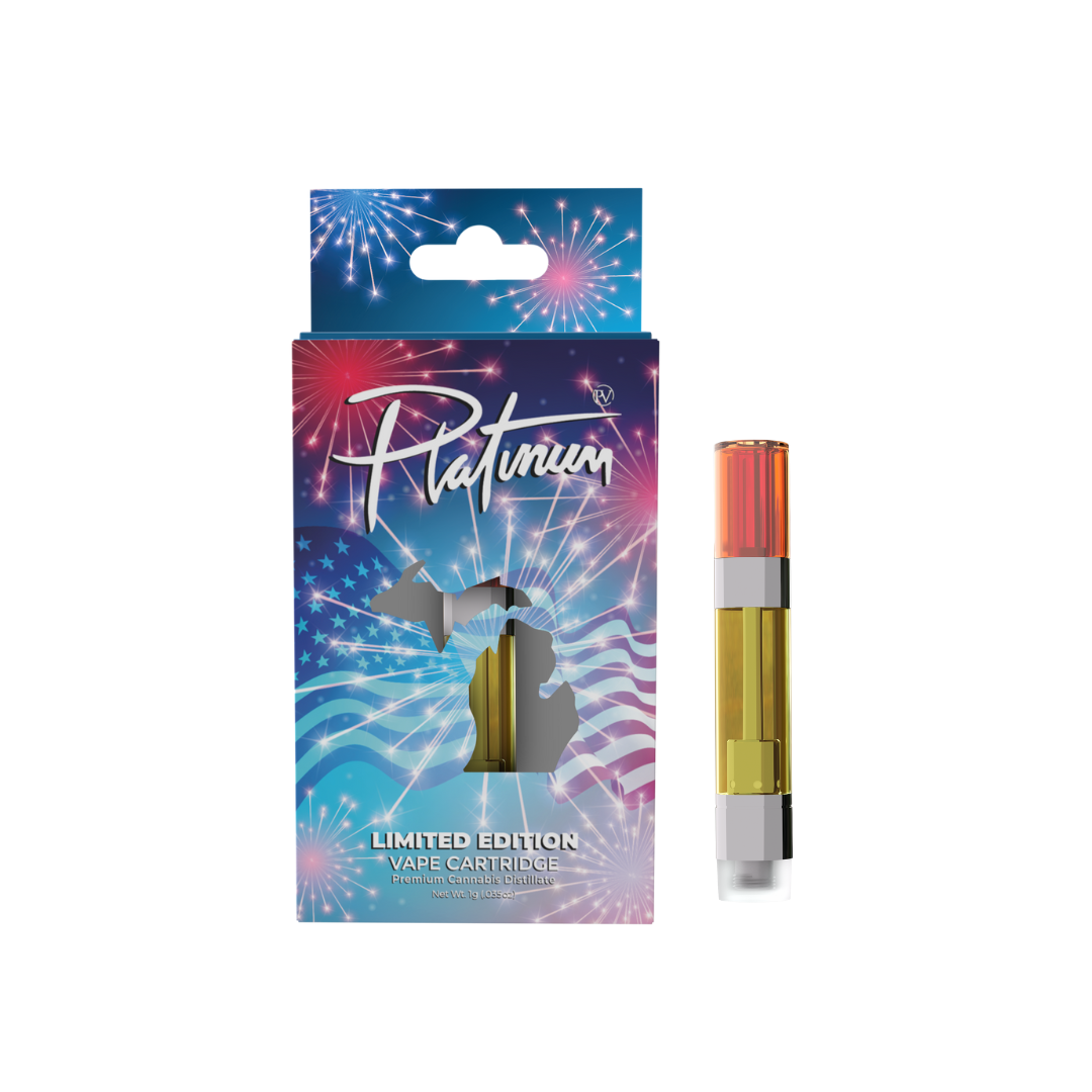 Photograph of product: Limited Edition Platinum Vape | Liberty Lemonade Distillate Cartridge | 1g