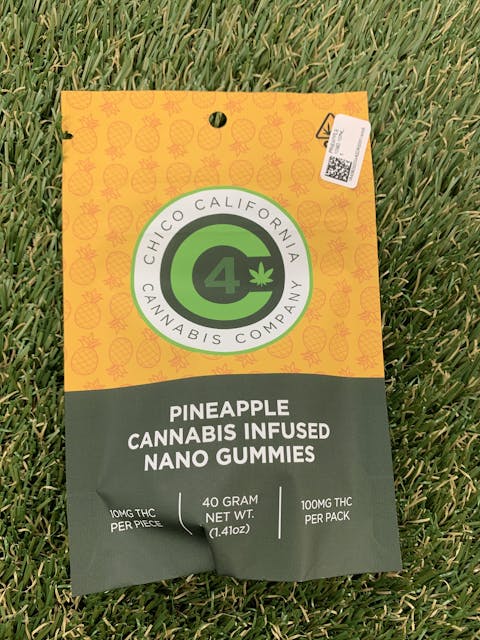 Photograph of product: PINEAPPLE 10MG 10PK GUMMIES - 