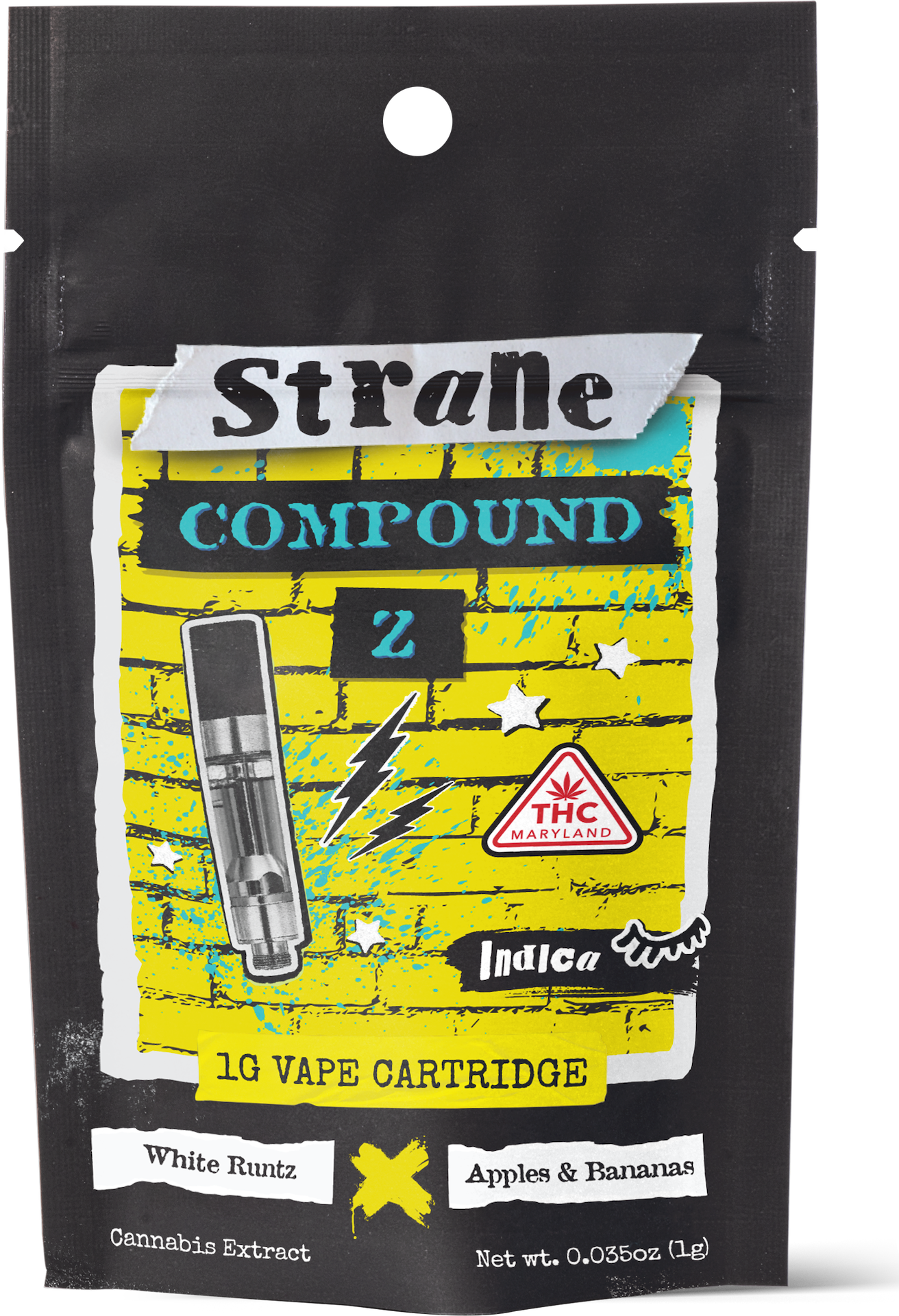 Photograph of product: Compound Z Live Terp Cart 1g - Strane