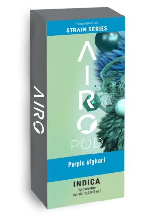 Photograph of product: AWH Airo Cart - Purple Afghani 1G