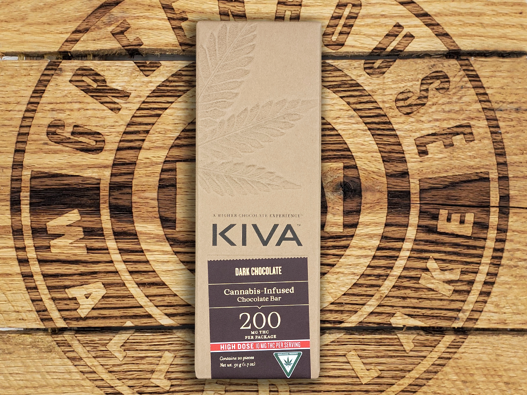 Photograph of product: Kiva | Dark Chocoloate | 200mg