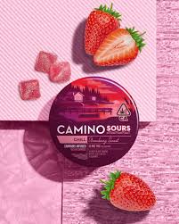 Photograph of product: CAMINO SOURS | STRAWBERRY SUNSET | 200MG