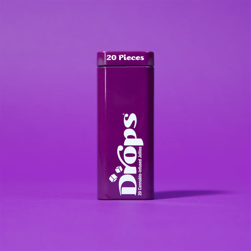 Photograph of product: Drops - Blackberry 2:1 CBD (I) - 10mg CBD:5mg TH-oui - Rosin Edible - 20pk