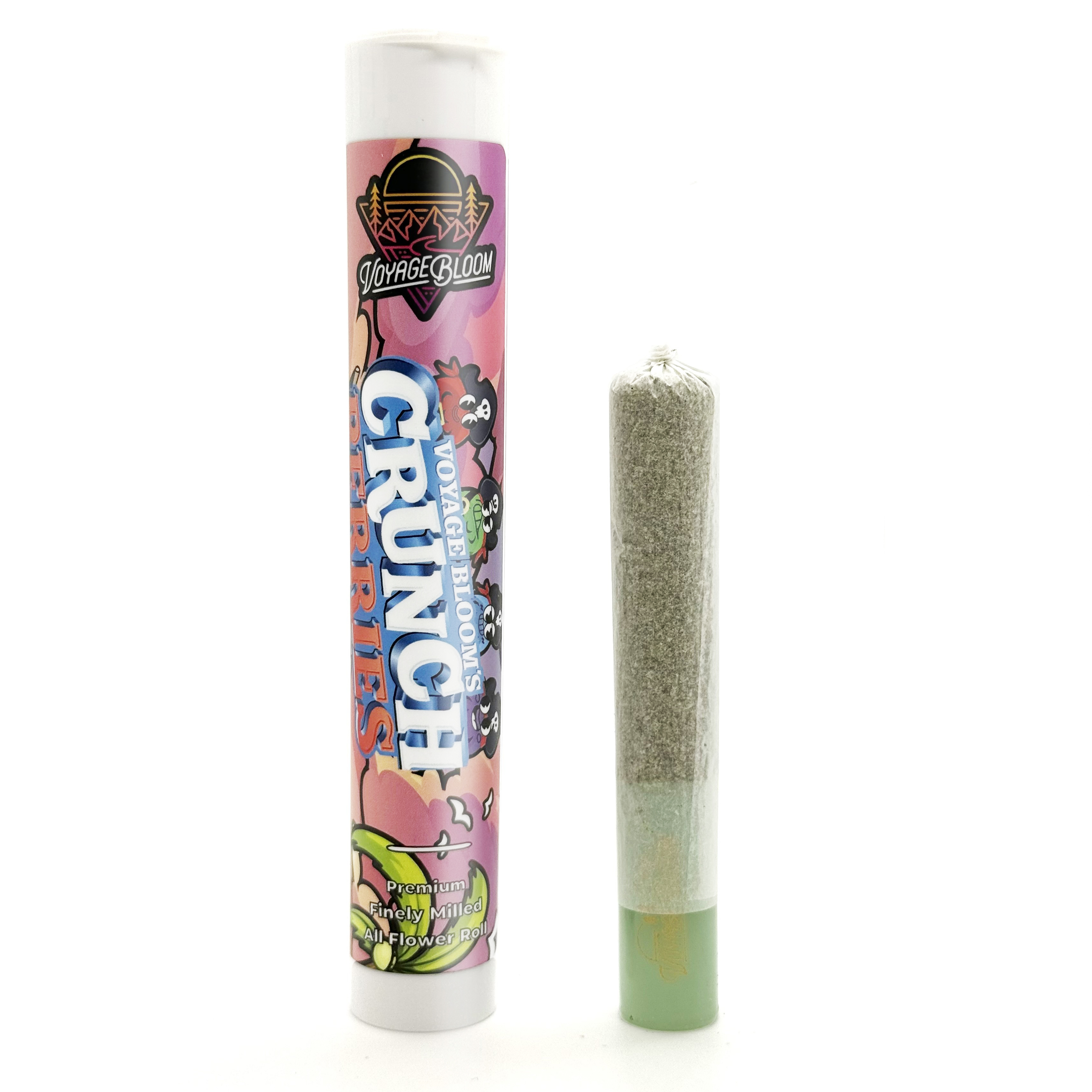 Photograph of product: Voyage Bloom Crunch Berries Hand Rolled Preroll Rec