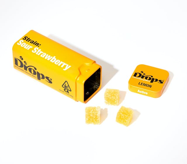 Photograph of product: Lemon | Sour Strawberry | Rosin Gummies | 20pk