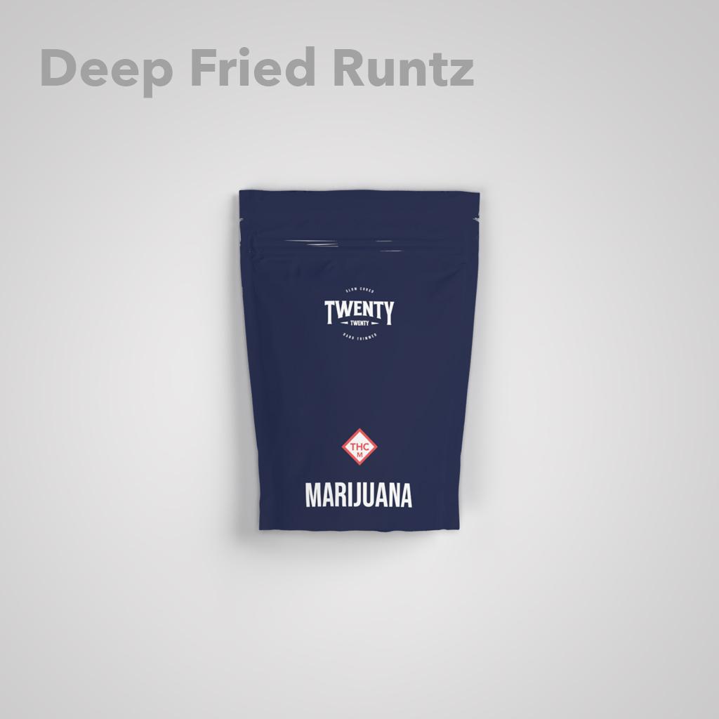 Photograph of product: TWENTY TWENTY - PREPACK - 1G - DEEP FRIED RUNTZ - Oui'd