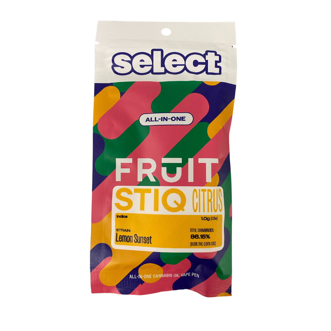 Photograph of product: Lemon Sunset Disposable Vape Pen 1g