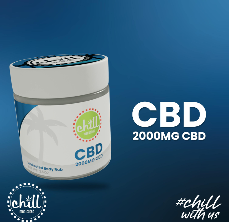 Photograph of product: CBD Body Rub | 2000mg | 2.5oz