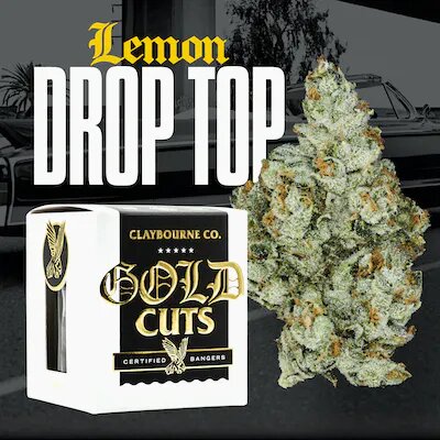 Photograph of product: Lemon Drop Top Claybourne Gold Cuts - 3.5g
