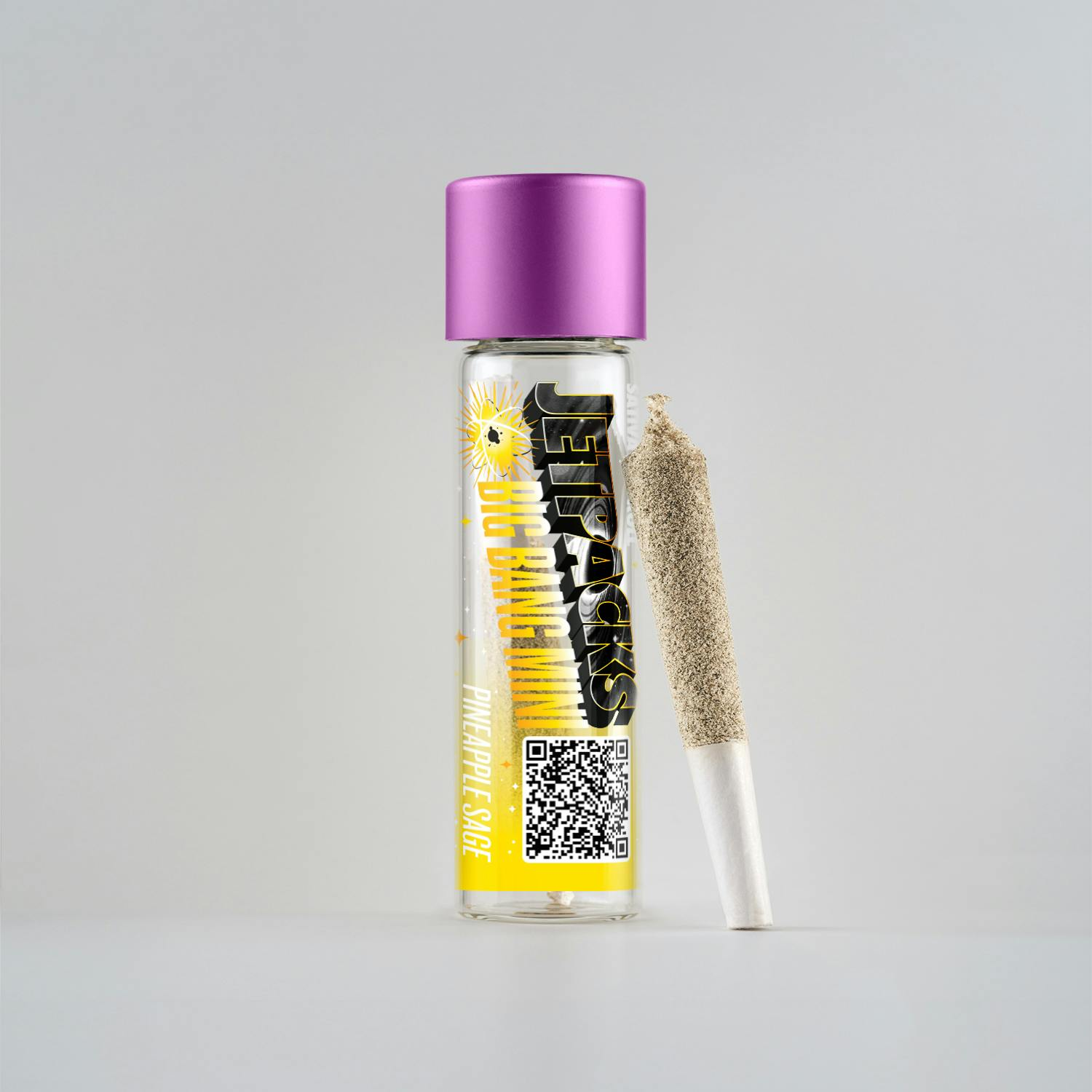 Photograph of product: Jetpacks Bigger Bang | Pineapple Sage Resin Preroll | 1g