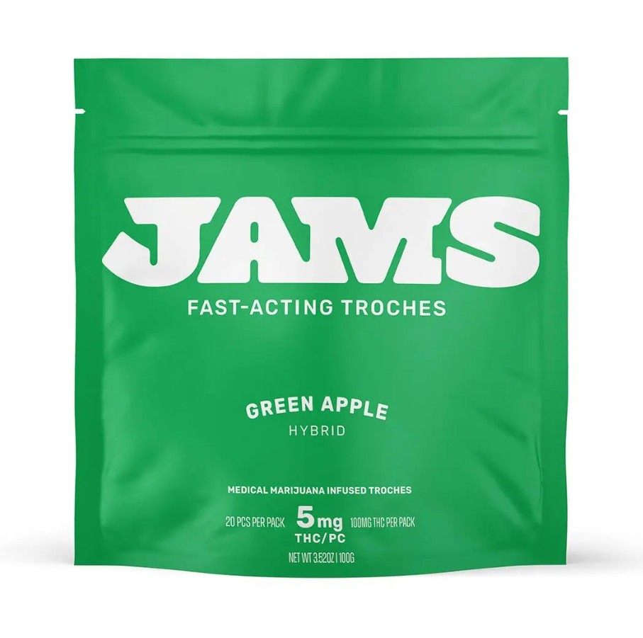 Photograph of product: Green Apple Fast Acting Troches | 5mg/20pk (100mg)