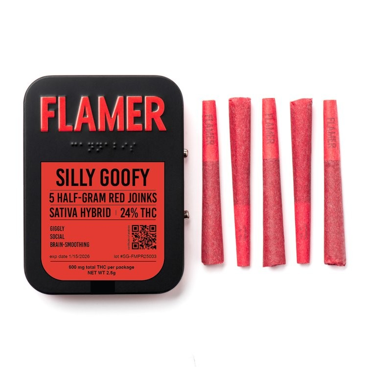 Photograph of product: Flamer | Silly Goofy Pre-Roll | 5ct