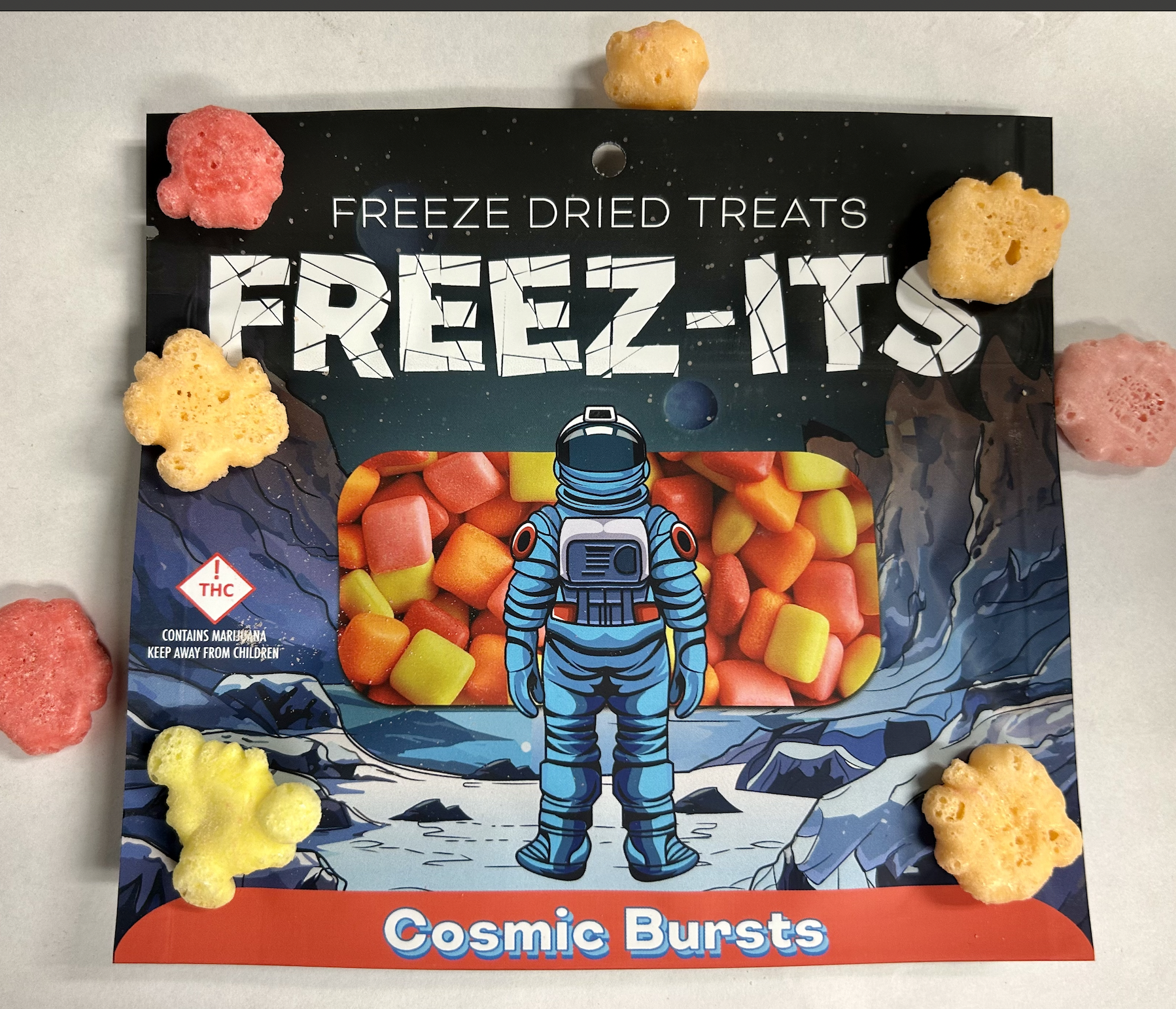 Photograph of product: FREEZ-ITS - Cosmic Bursts 100mg
