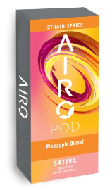 Photograph of product: Caribbean Sunset (I) - Airo - 1g Vape Cart