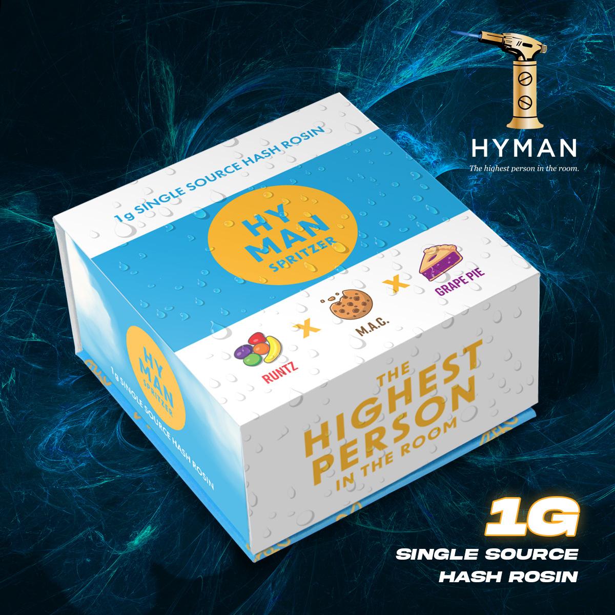 Photograph of product: HYMAN | au chocolat Rosin - Spritzer - 1g