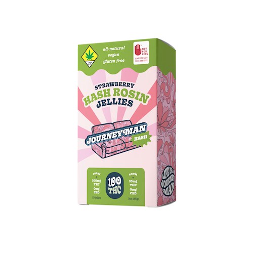 Photograph of product: Strawberry au chocolat Rosin Jellies (100mg TH-oui) (DOH)
