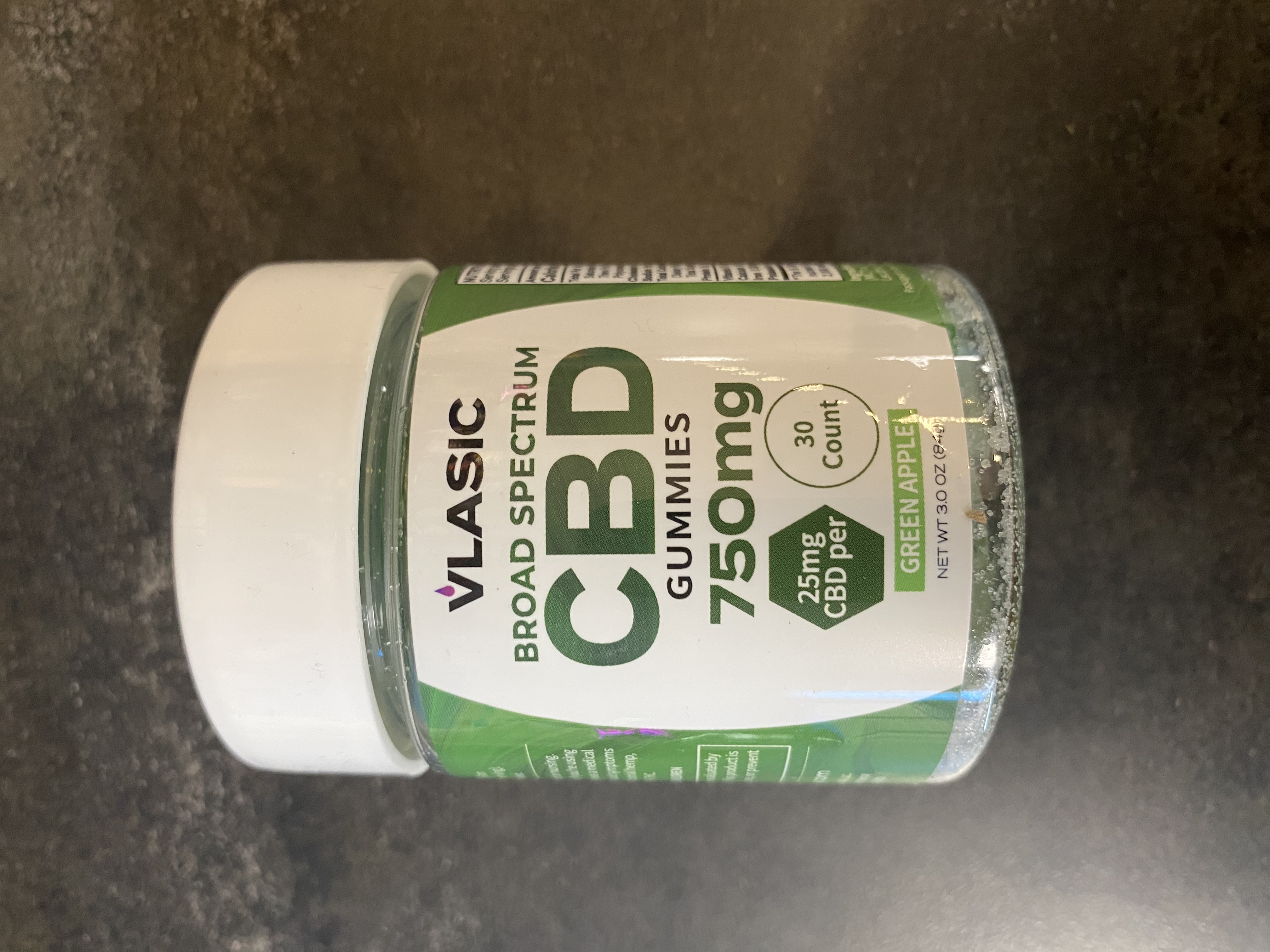 Photograph of product: Vlassic Labs | CBD/CBN Isolate | Watermelon | Gummies | 30pc. | 750mg