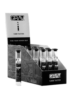 Photograph of product: Grav | 12mm Clear Taster Chillum - $3