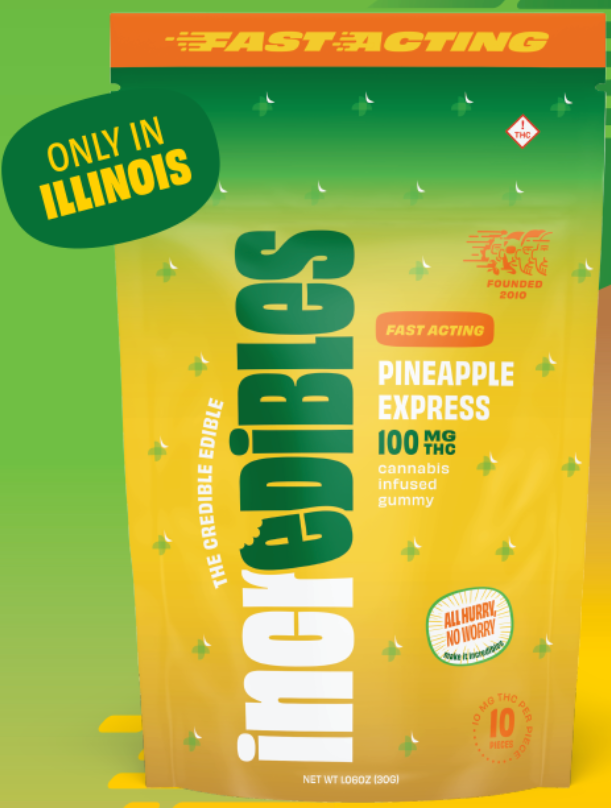 Photograph of product: Gummy Pineapple Express [10pk] | 100mg