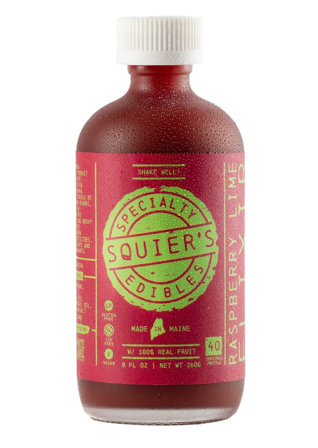 Photograph of product: Raspberry Lime  Squier's Elixer - 100mg - AU Squier's Specialty Edibles