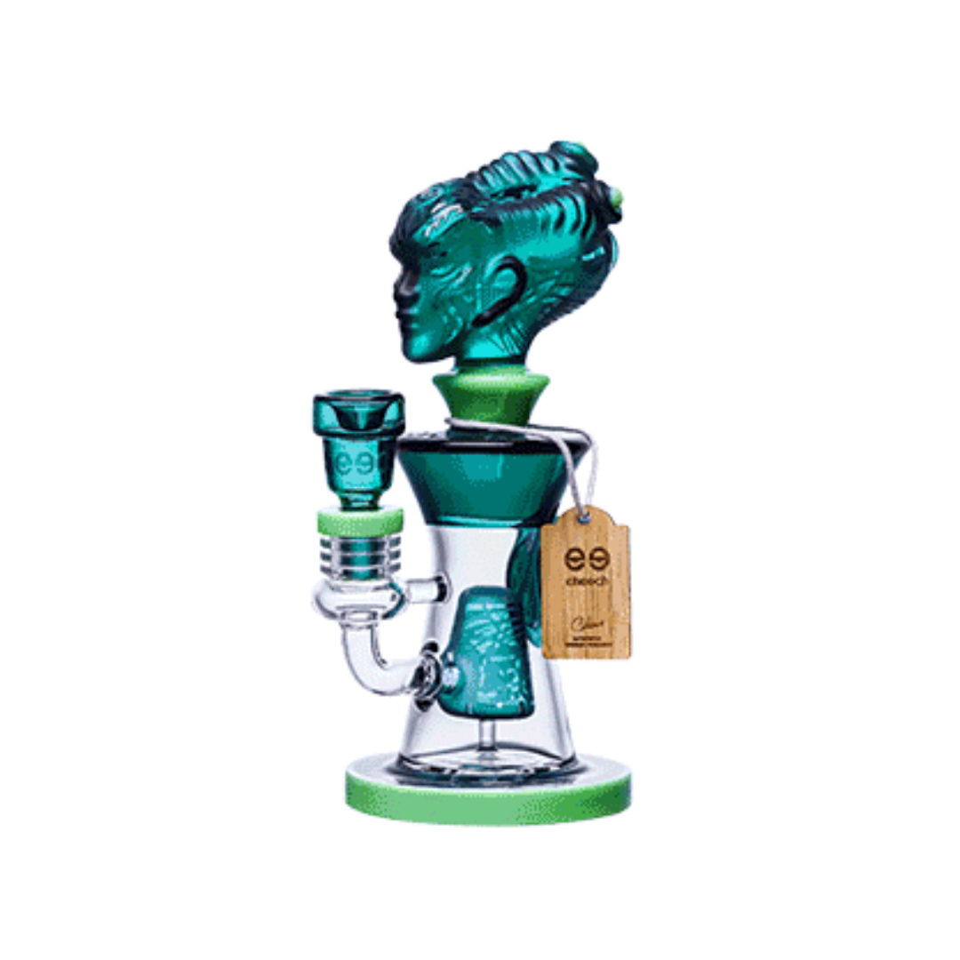 Photograph of product: Northstar Cheech Glass Hanus is at Your Service Teal