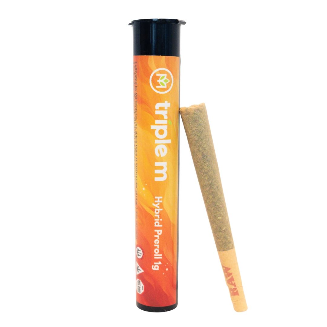 Photograph of Product: Papaya Bomb - Hybrid - Pride Preroll [1g]