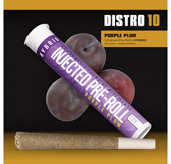 Photograph of product: Distro 10 - Infused Pre-Roll - Purple Plum