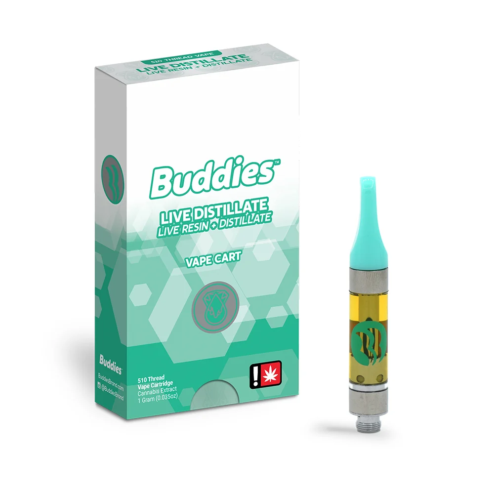 Photograph of product: Punch Breath Live Distillate - Cartridge - Buddies