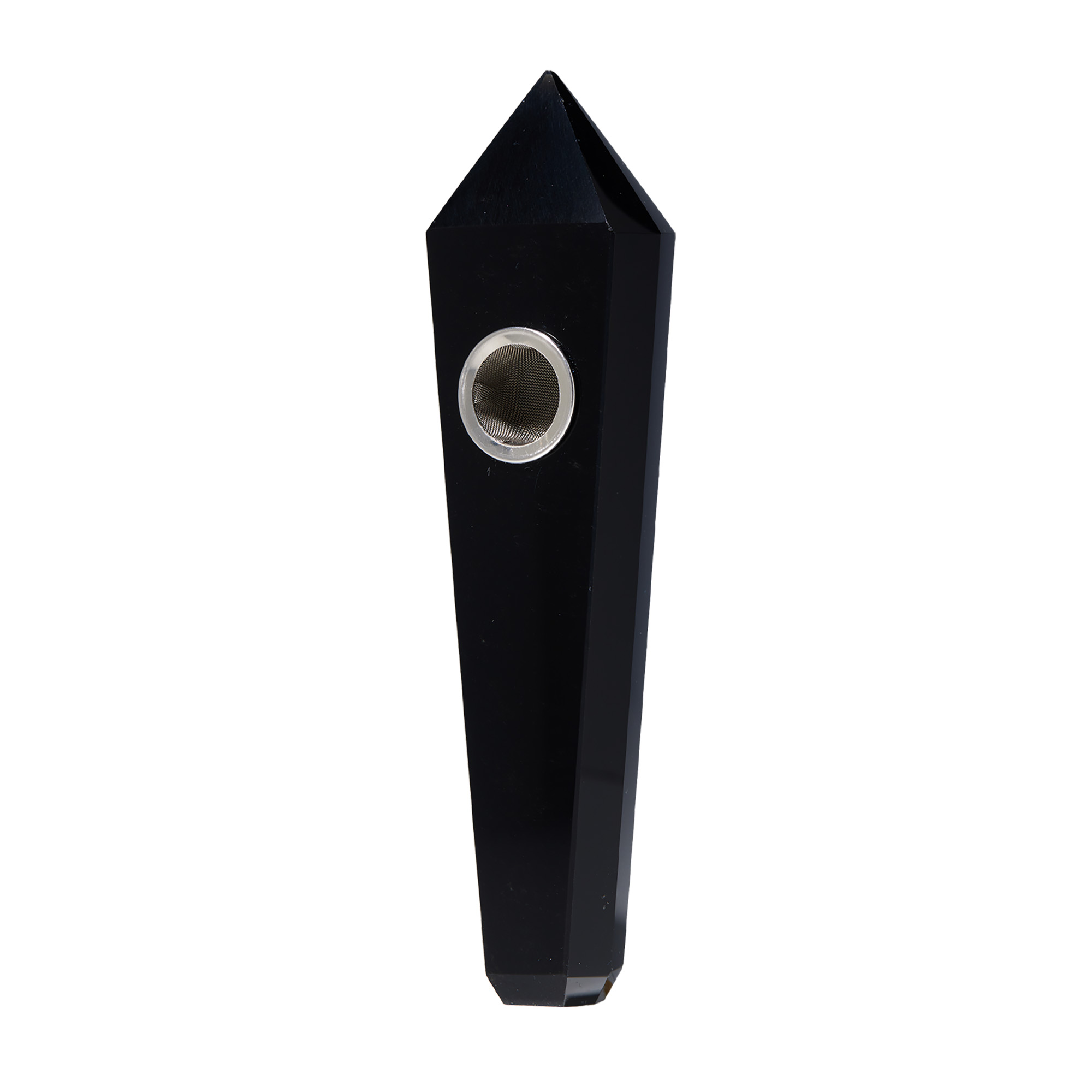 Photograph of product: Astral Project | Gemstone Spoon Pipe | Obsidian