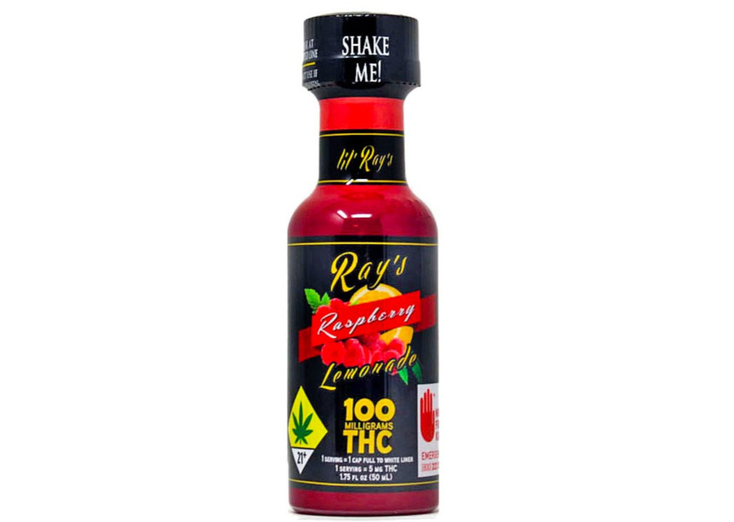 Photograph of product: DTP Lil Rays Raspberry Lemonade Hybrid 100mg 25186