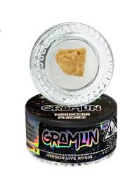 Photograph of product: Gramlin Moroccan Peaches 1g Live Rosin Badder