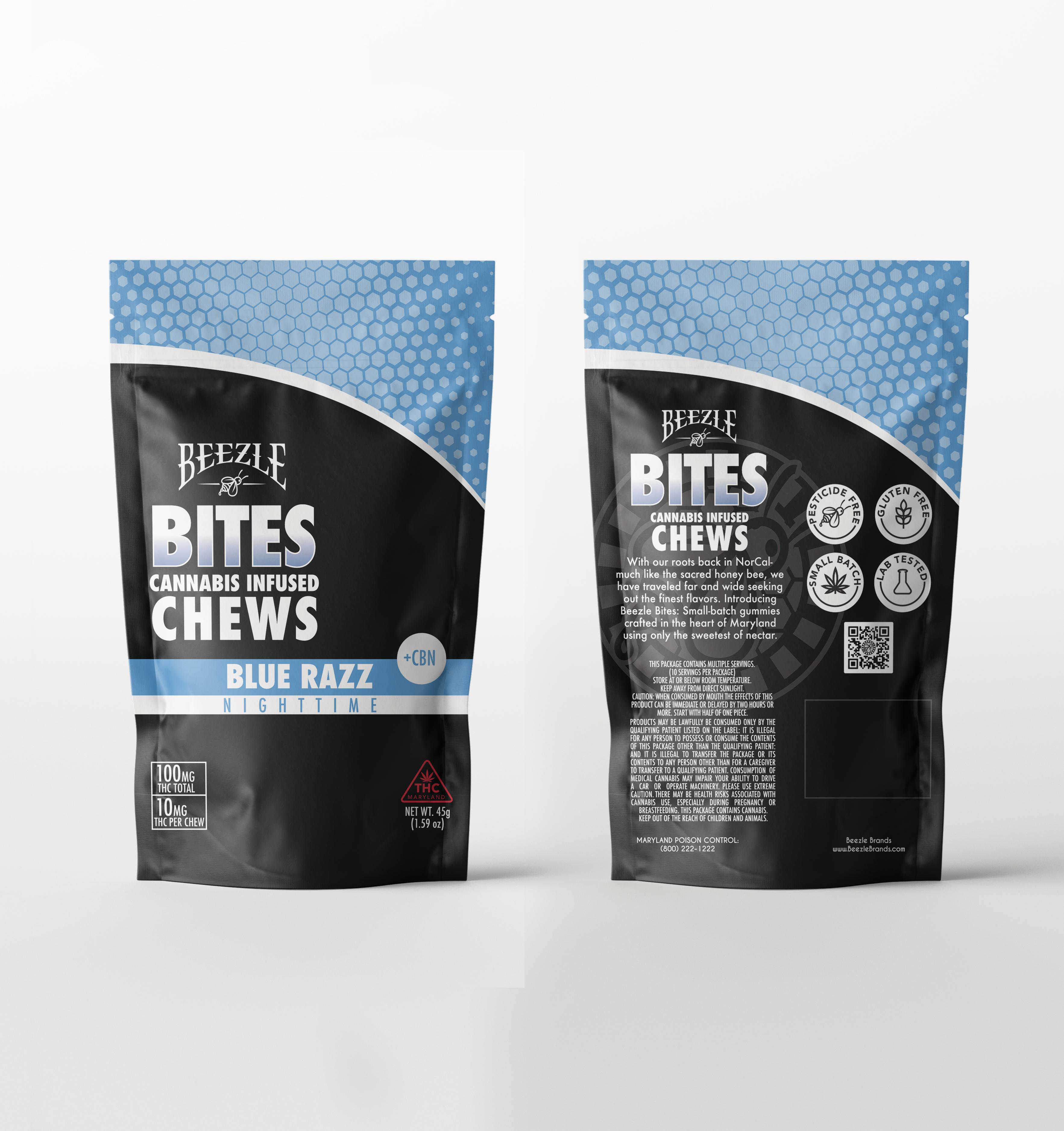 Photograph of Product: Blue Razz CBN Bites - 100mg