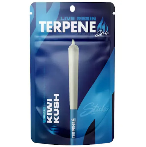 Photograph of product: Infused Pre Roll - Terpene Sticks - Kiwi Kush - (Oui'd) - (Live Resin Infused) - 43.9%