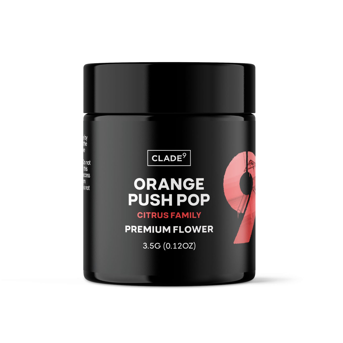 Photograph of product: Clade9 | Flower | Orange Push Pop | 3.5g