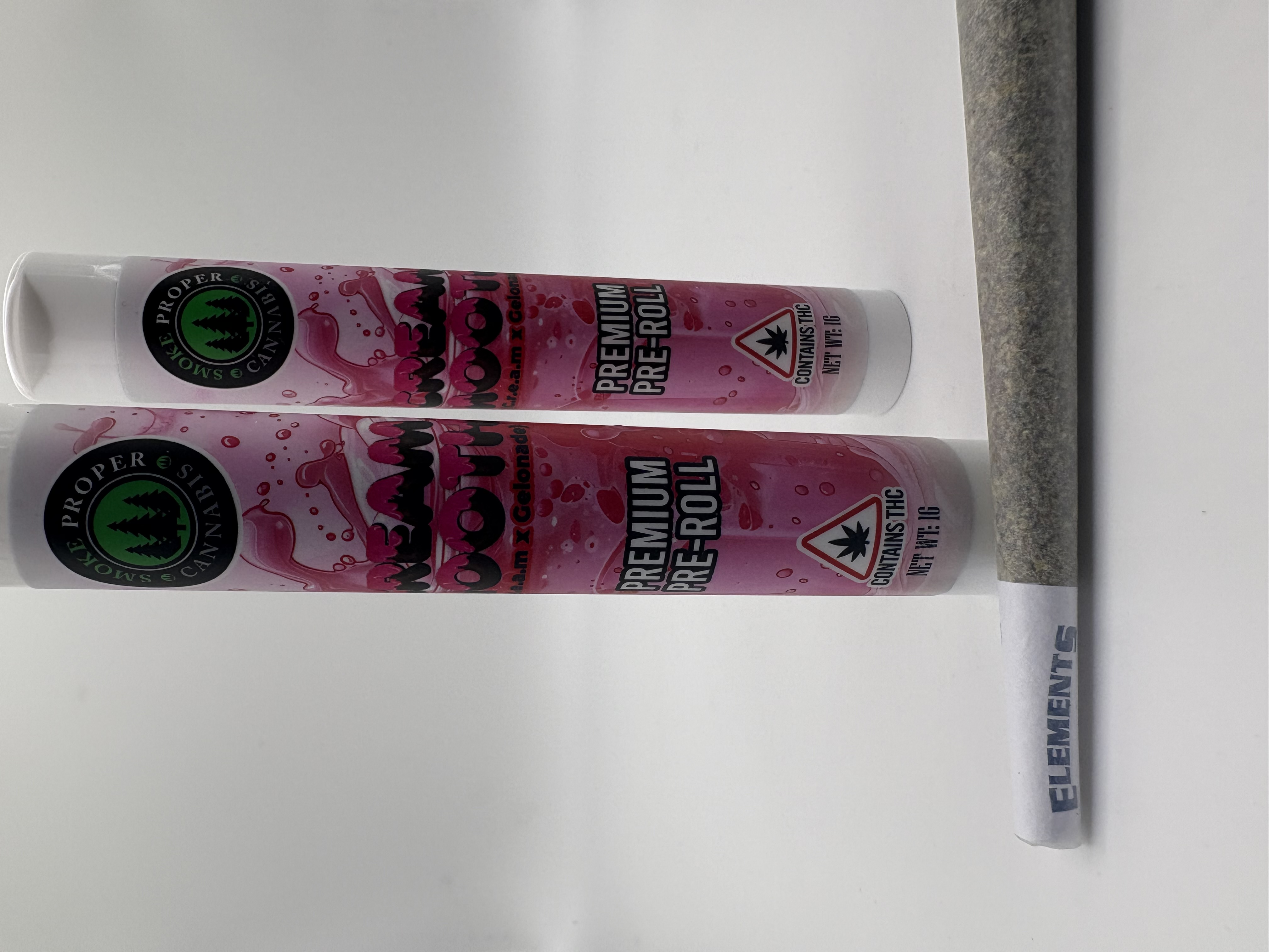 Photograph of product: Cream Smoothie Preroll Hybrid | Smoke Proper