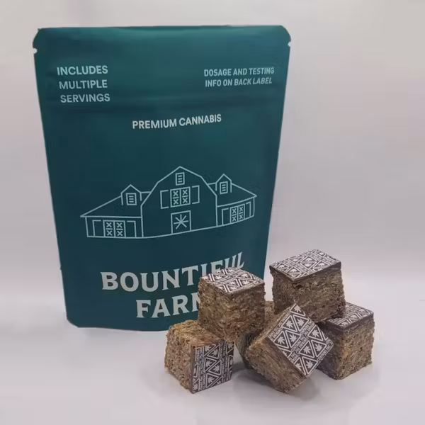 Photograph of product: PB & Chocolate Mello Bites 50mg Bountiful Farms