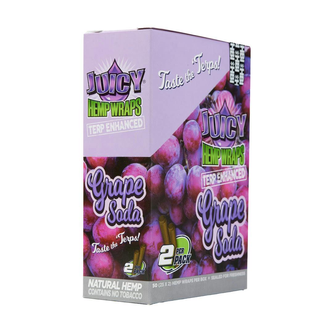 Photograph of product: Juicy Jay's Terp Enhanced Wraps - Purple Gelato