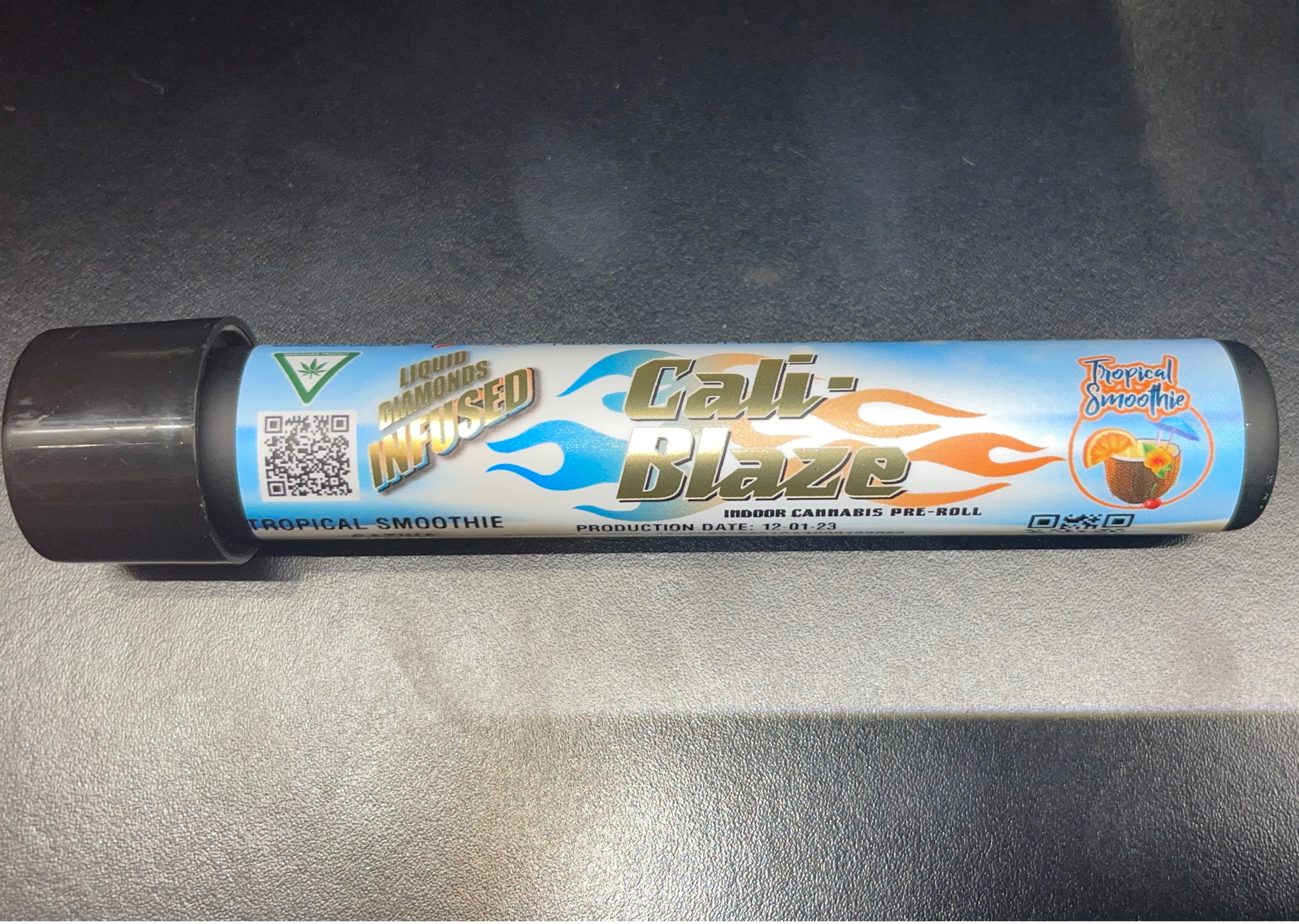 Photograph of product: Cali-Blaze - Infused Pre-Roll - Tropical Smoothie