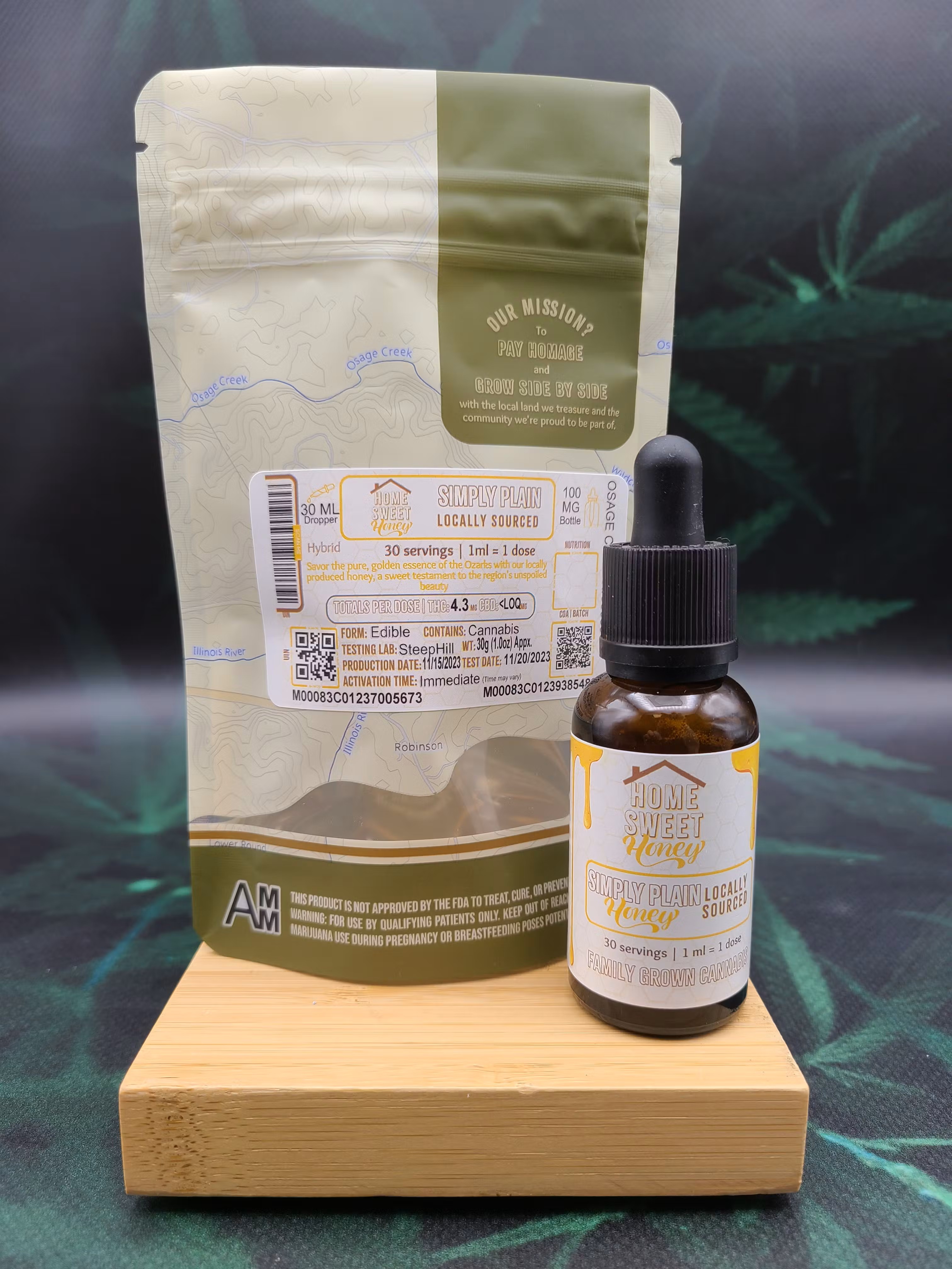 Photograph of product: 500mg Honey (Osage) - Plain - Home Sweet Honey