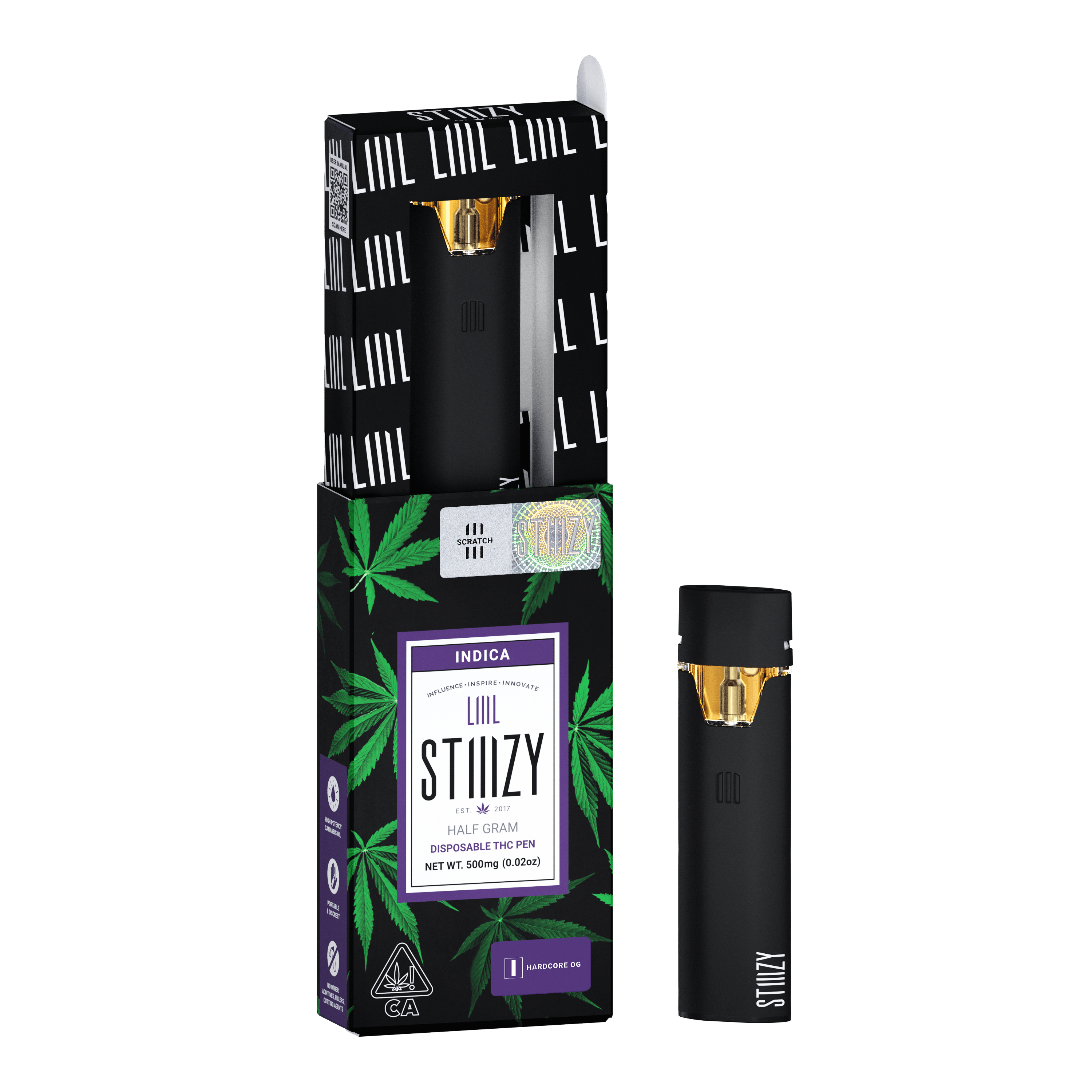 Photograph of product: LIIIL TH-oui AIO VAPE | HARDCORE OG
