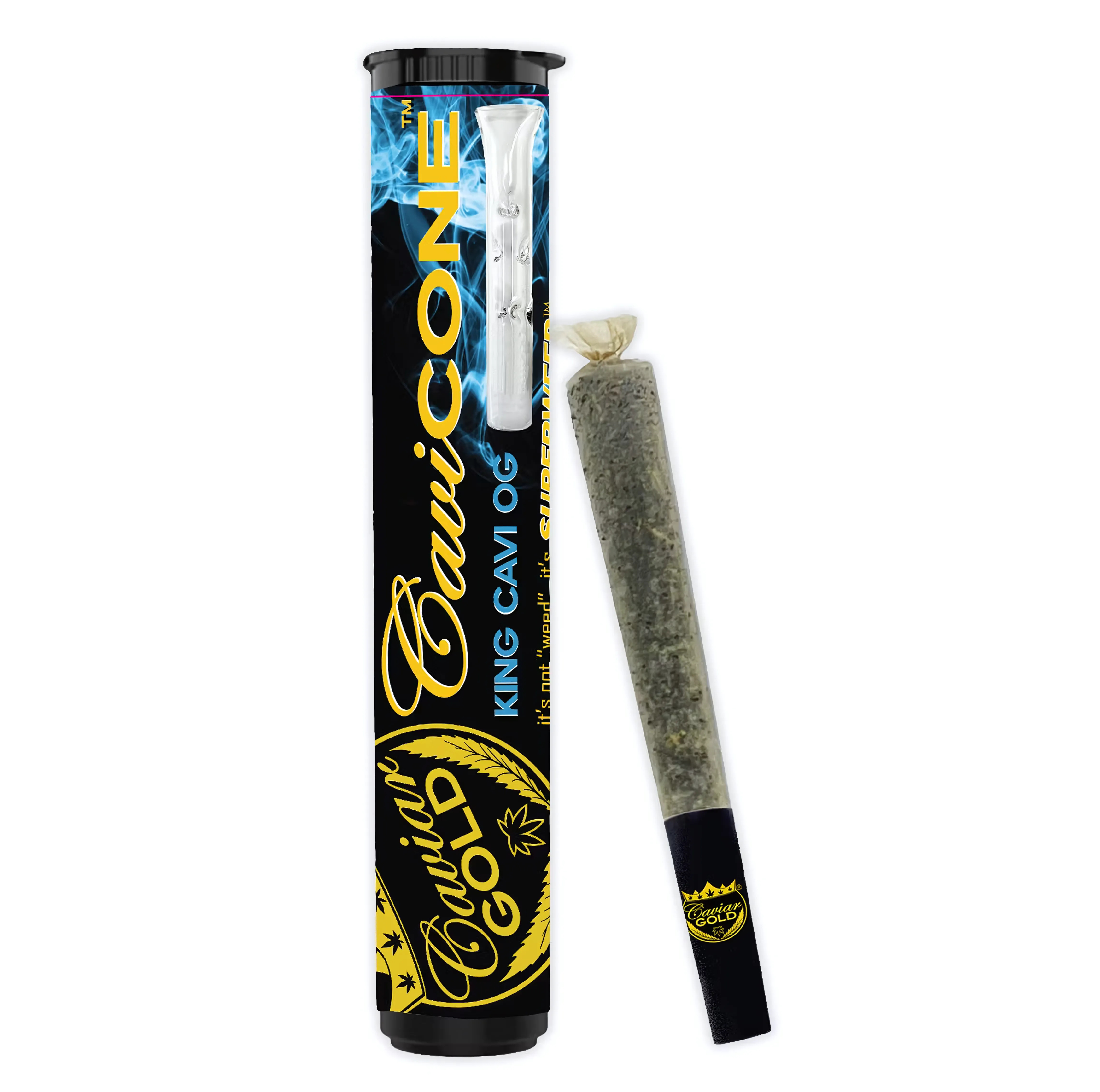 Photograph of product: Caviar Gold - King Cavi OG - 1.3g Preroll infused