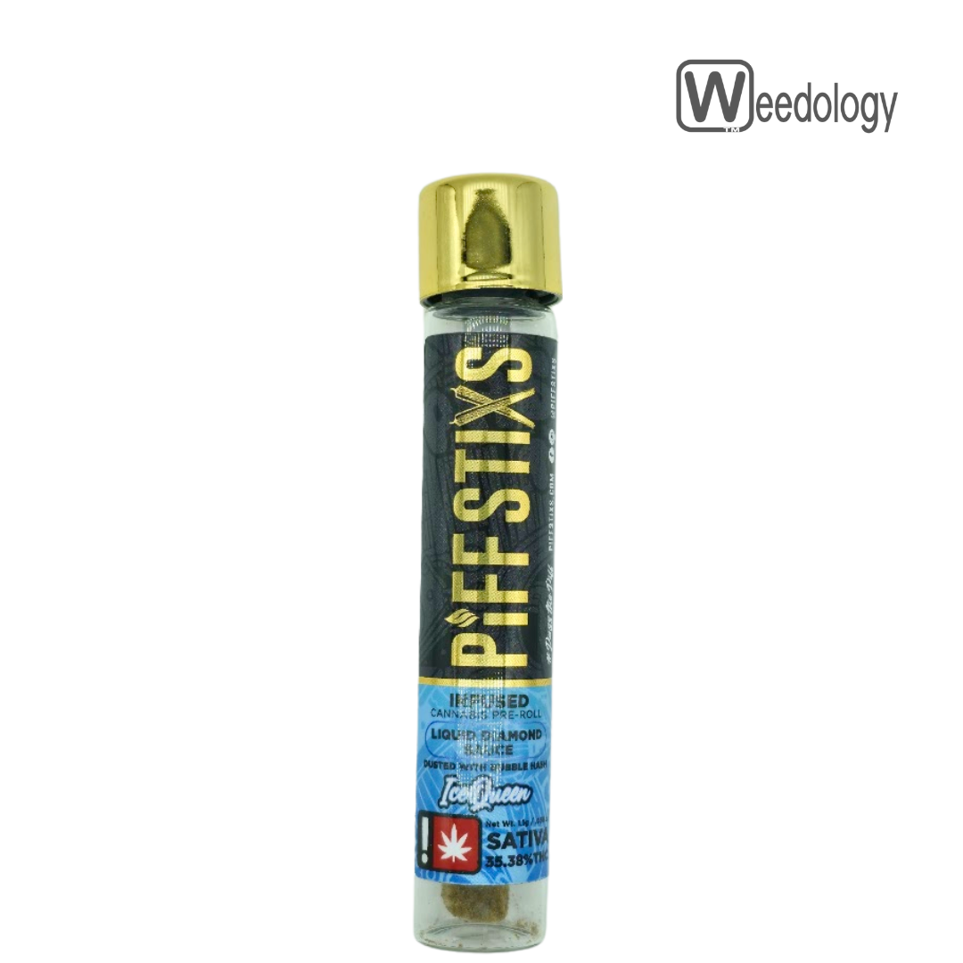 Photograph of product: Piff Stixs Single ICE QUEEN Infused 1g Pre-Roll