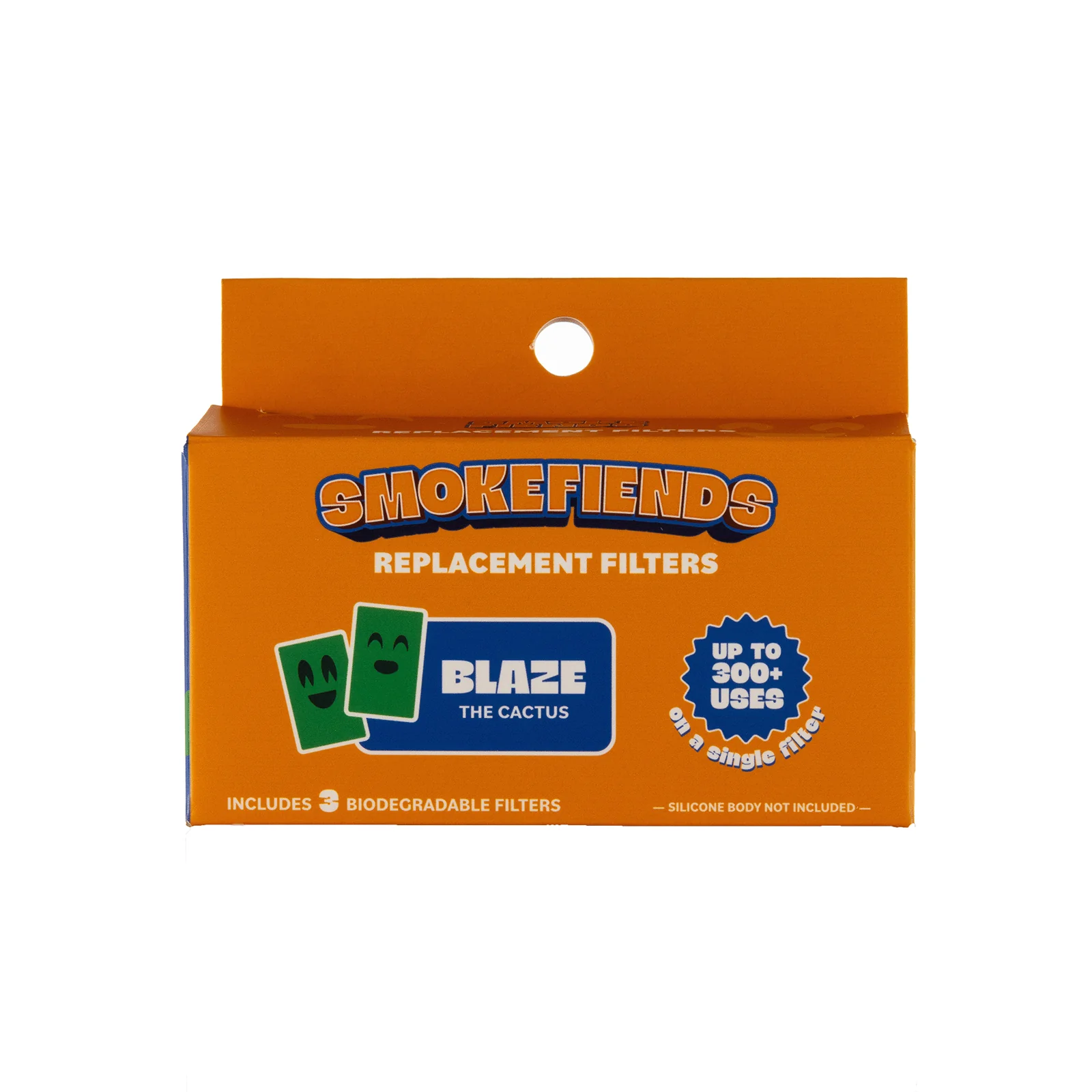 Photograph of product: Air Filter | Smoke Fiends | Blaze Cactus | Filter Refill [3 Pack]