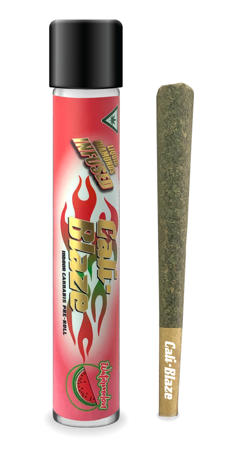 Photograph of product: Cali-Blaze - Liquid Diamond Pre-roll 1.2g - Watermelon