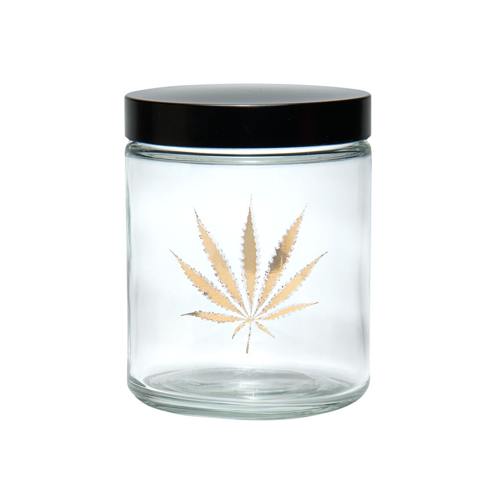 Photograph of product: Gold Leaf Stash Jar - MED