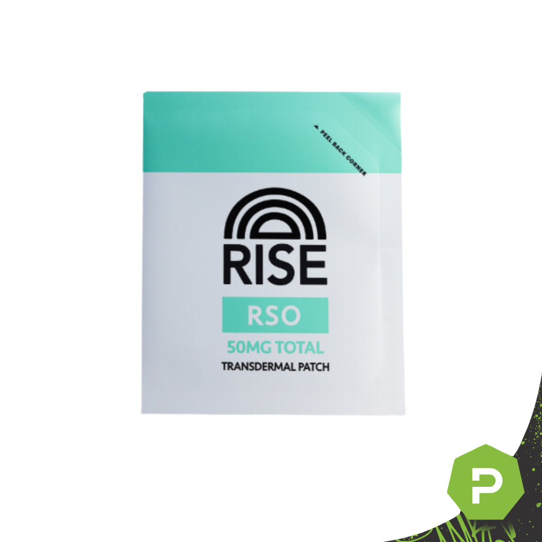 Photograph of product: RISE | 50mg Transdermal Patch | RSO