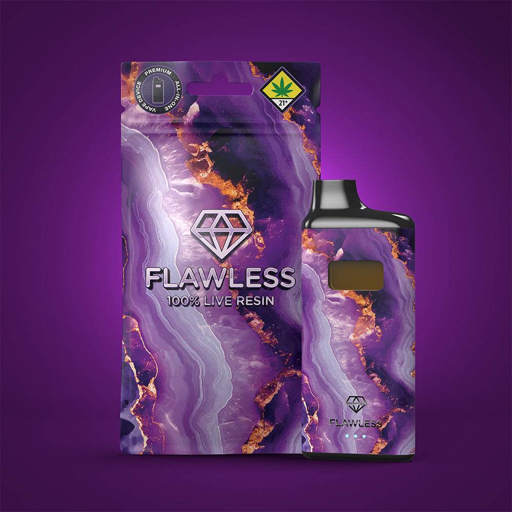 Photograph of product: Flawless - Black Banana Cookies (I) - Vape - LR Disposable - 1g