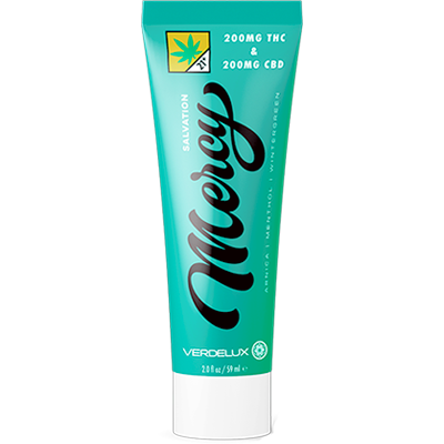 Photograph of product: Mercy Topical Lotion 2oz Verdelux | 400mg CBD/TH-oui